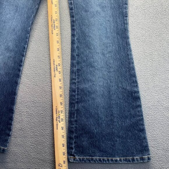 Mixit Womens Denim Blue Jeans Size 6 Cotton Blend Medium Wash Stretch - Picture 6 of 11